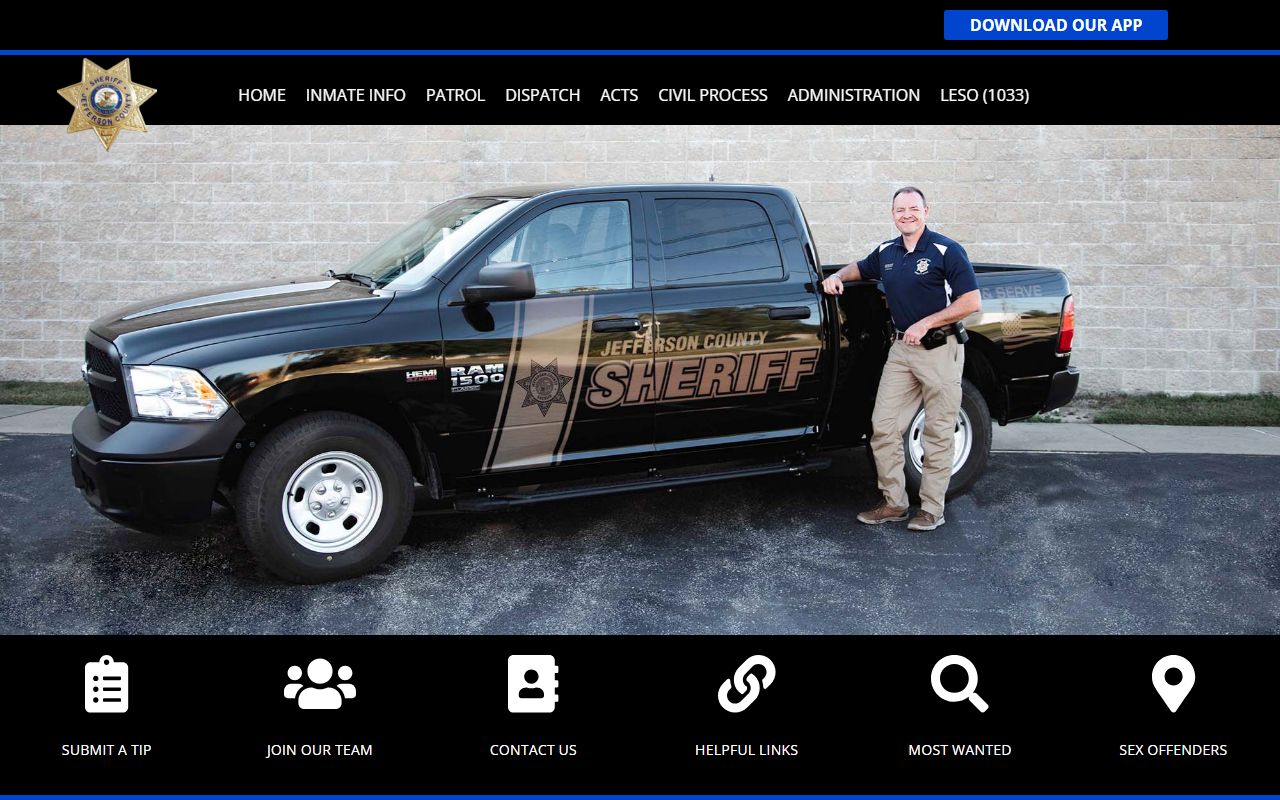 Jefferson County Sheriff's Office released inmates contact page