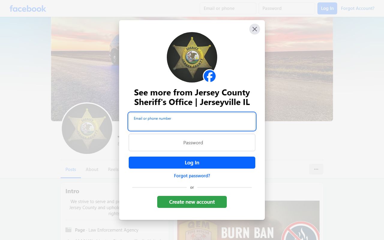 Jersey County Sheriff's Office Facebook page released inmates updates