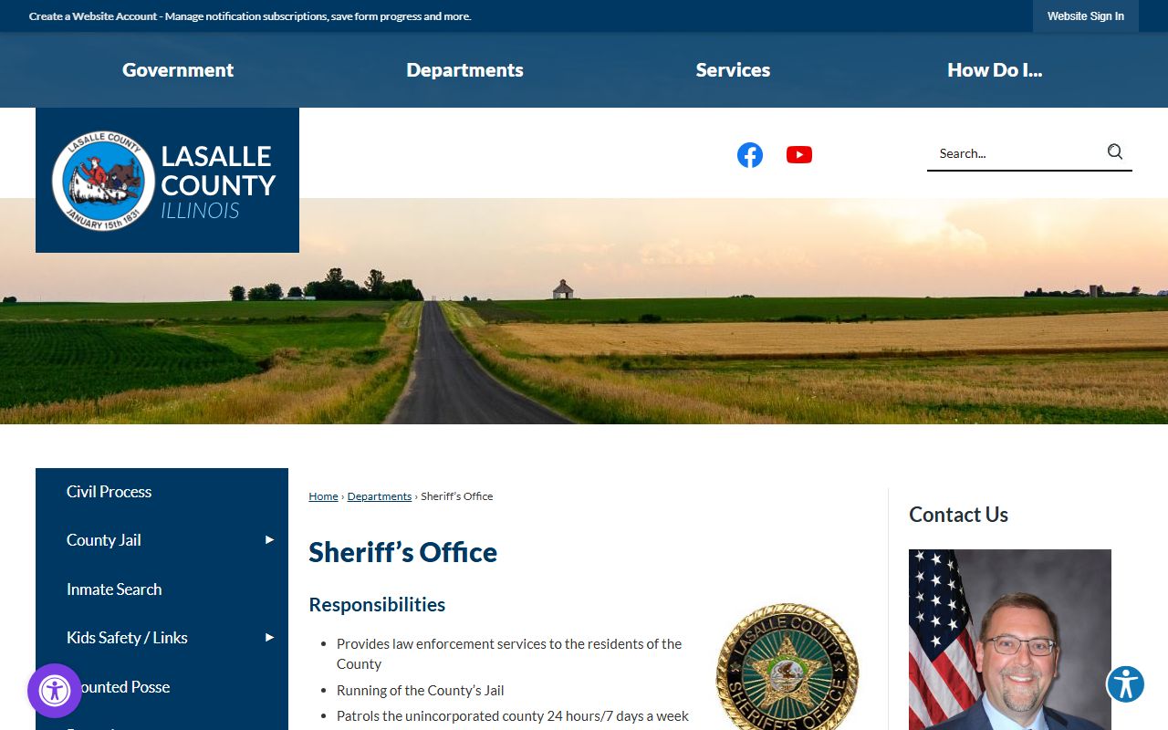 LaSalle County released inmates sheriff office homepage
