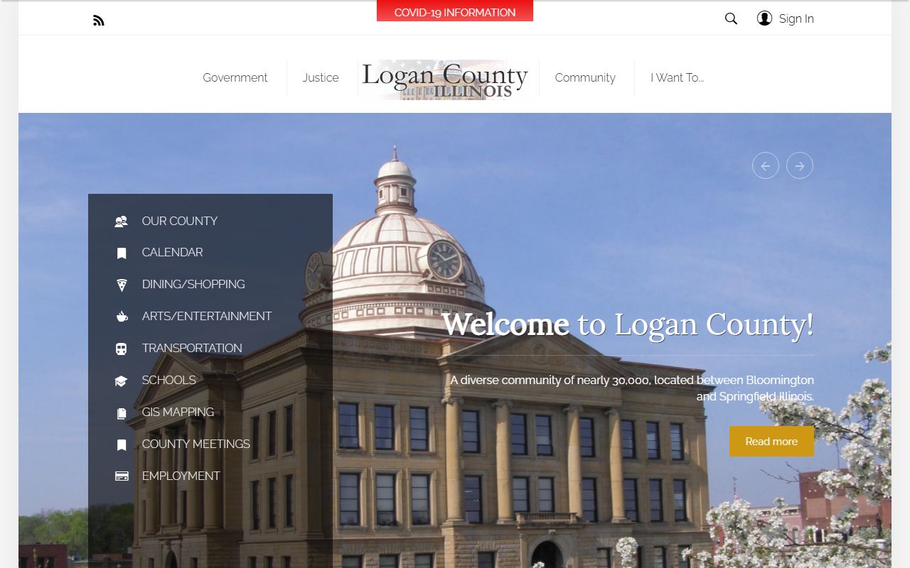 Logan County released inmates government homepage