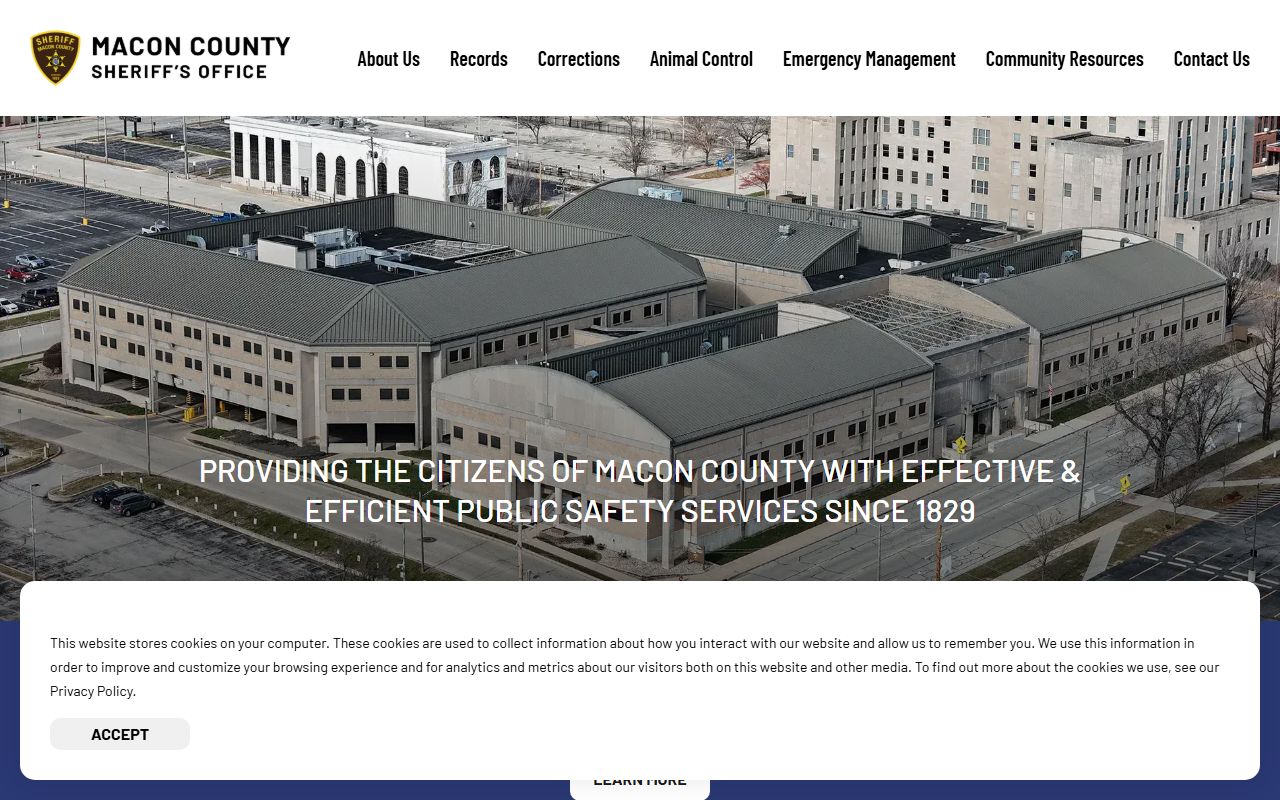 Macon County released inmates sheriff office homepage