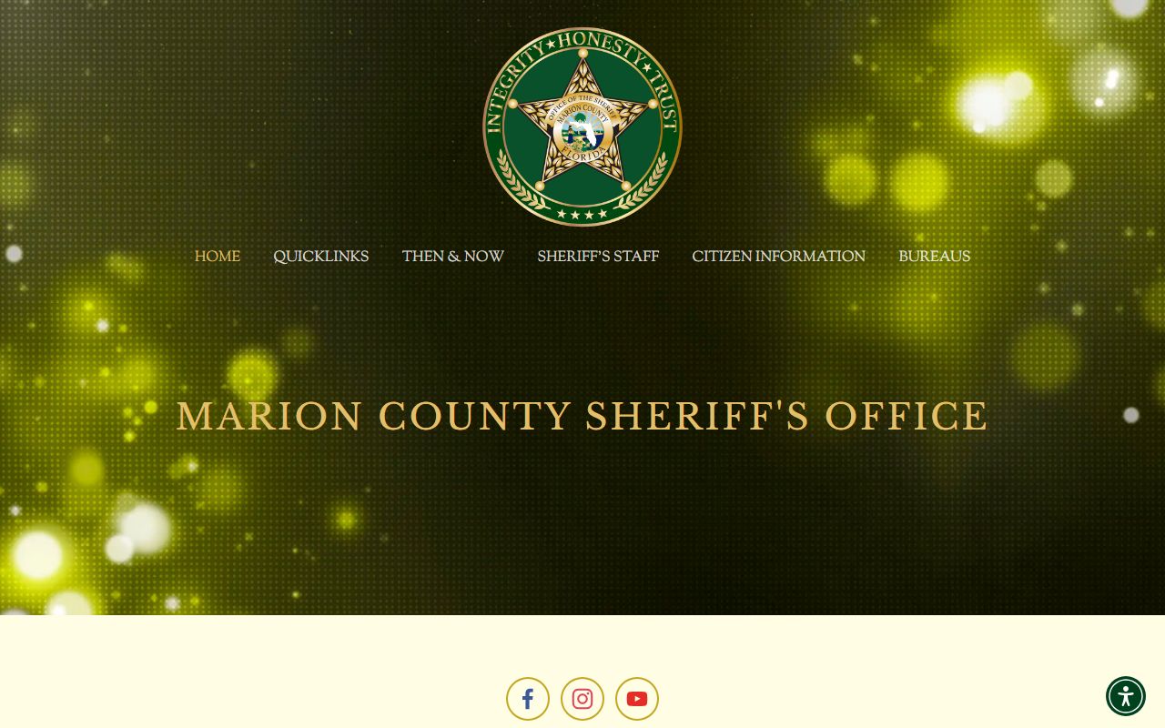 Marion County released inmates sheriff office homepage