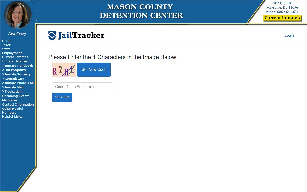 Mason County released inmates detention center inmate list