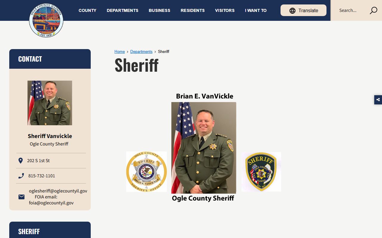 Ogle County released inmates sheriff office website