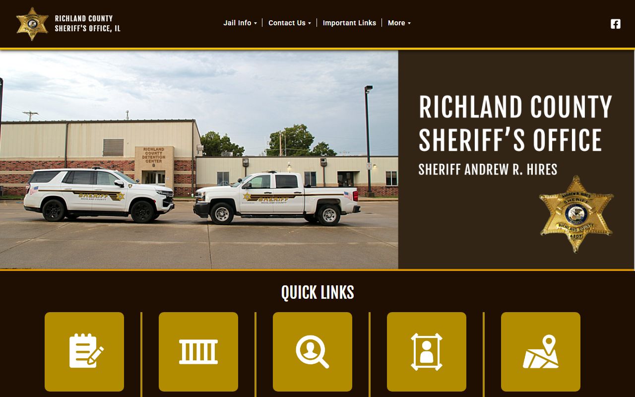 Richland County released inmates sheriff office homepage