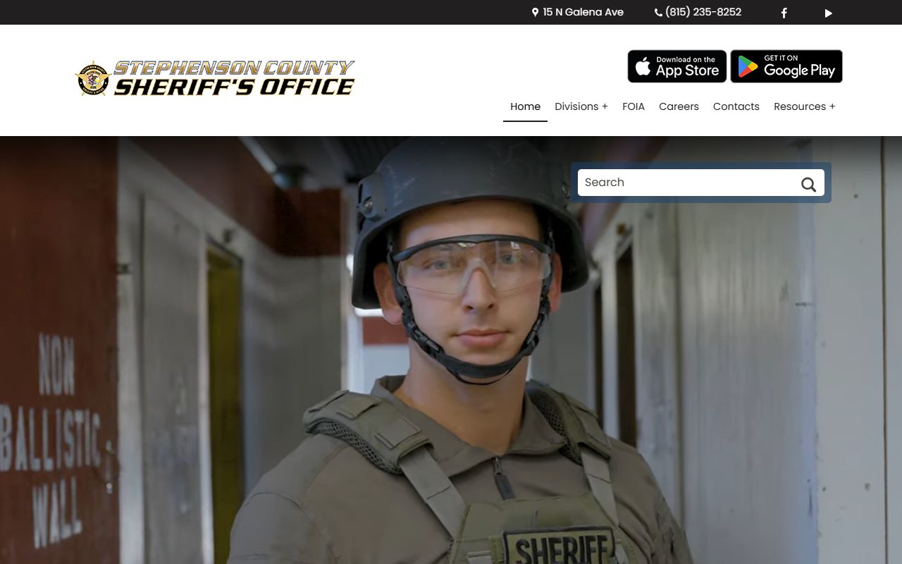 Stephenson County Sheriff's Office homepage