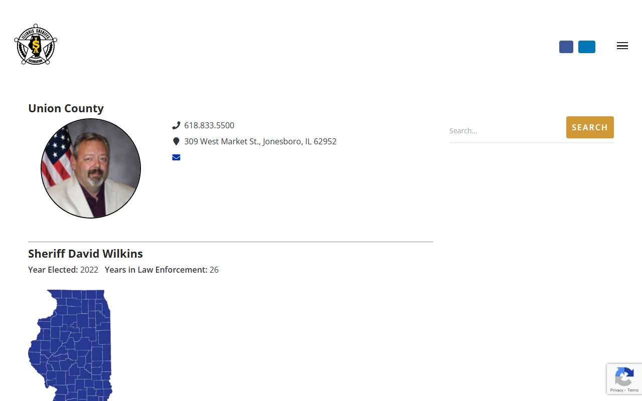 Union County released inmates Illinois Sheriffs Association listing