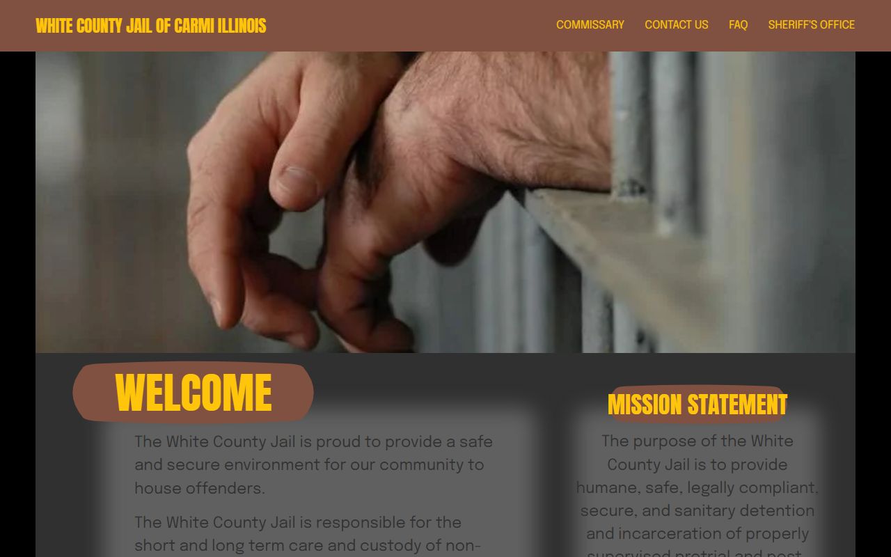 White County released inmates jail website and policies